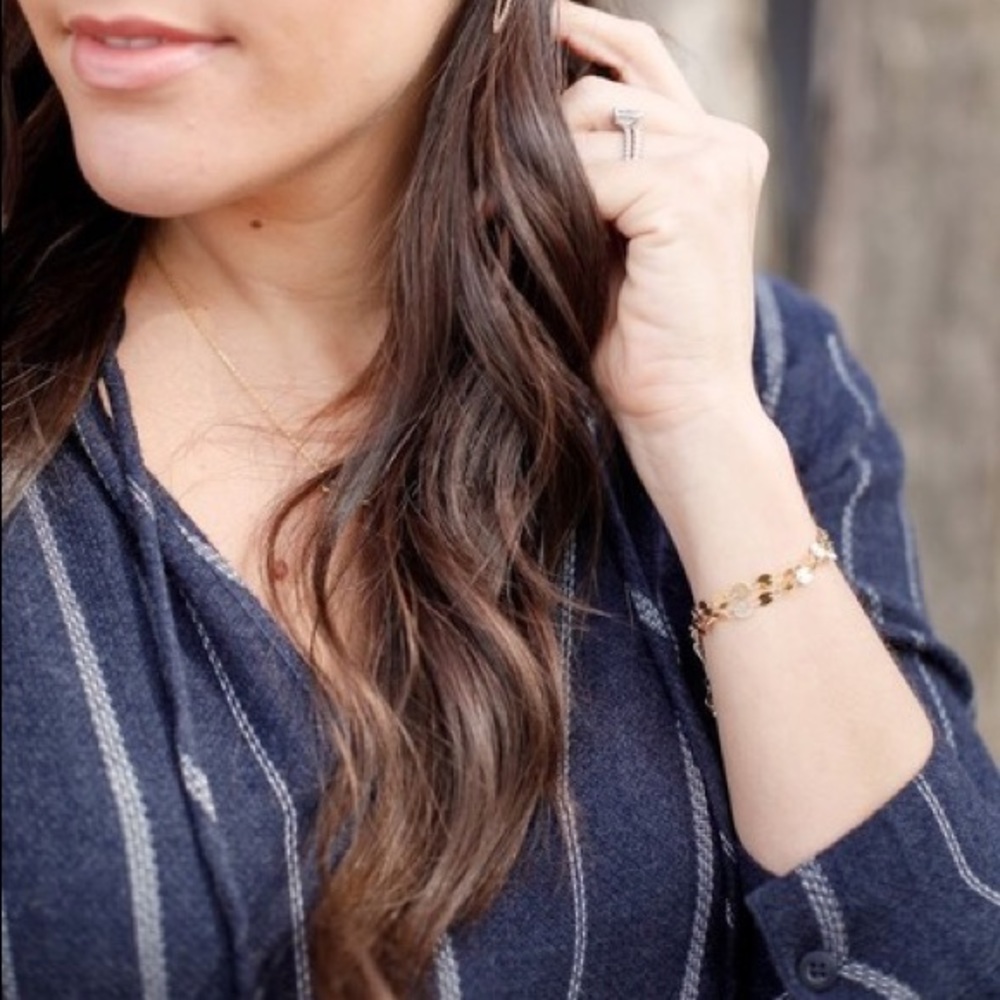Anthro Cloth & Stone Stripe Tunic Dress Top - Picture 6 of 13